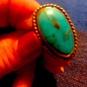 NATIVE American Turquoise Ring